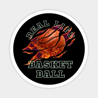 Real Life Basketball Magnet